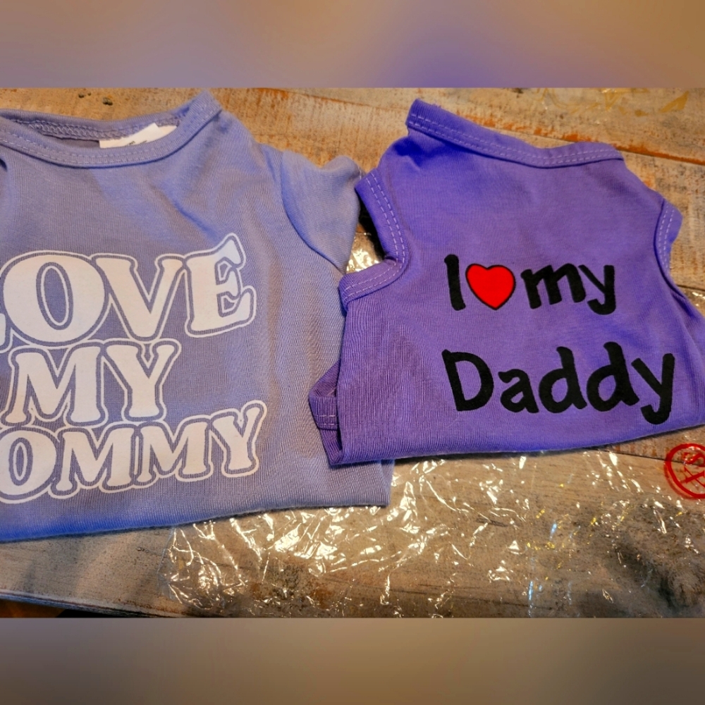 2 NWOT Pet Shirts for Dogs or Cats, size XS